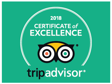 tripadvisor 2018 Certificate of Excelleence